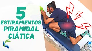 CIATICA 5 EJERCICIOS de estiramientos para PIRAMIDAL  Fisiolution [upl. by Hailahk]