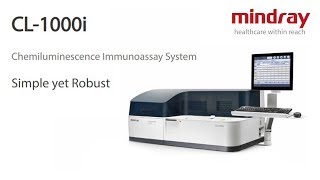 CL1000i Chemiluminescence Immunoassay System  Simple yet Robust [upl. by Roper202]