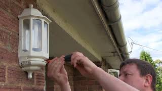 How to change your outside light bulb [upl. by Ynaffet]