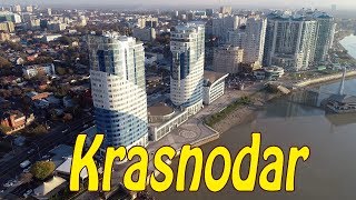 Krasnodar Russia 4K City  People Sights [upl. by Ahsital664]