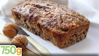 Recette de Cake aux noix  750g [upl. by Sarchet483]