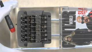 Kahler Guitar Tremolo Setup 1 of 3 [upl. by Reine808]