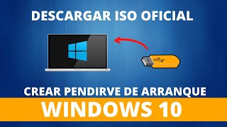 DESCARGAR Windows 10 ORIGINAL y Crear USB Booteable  64 y 32 Bits [upl. by Mosby320]