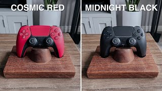 NEW PS5 Controllers Cosmic Red  Midnight Black [upl. by Eeleak]