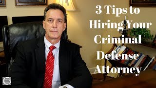 How To Choose a Criminal Defense Attorney  3 Factors to Consider [upl. by Eylk]