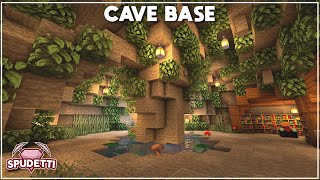 Minecraft How to Build a Cave Base Tutorial 2020 [upl. by Pfeifer]