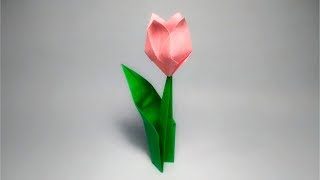 ♪ ♫ ¡Tulipan pam pam ♪ ♫  Tutorial de Origami [upl. by Akemal]