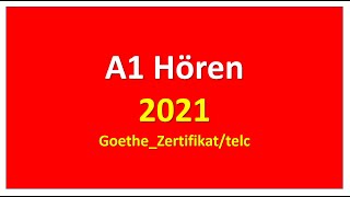 Start Deutsch A1 Hören modellsatz 2021 mit Lösungen  Sample paper  Vid  13 [upl. by Eerazed480]