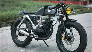 KAWASAKI BARAKO 175 CUSTOM CAFE RACER by Tokwa Party Garage [upl. by Ailedo622]