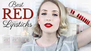 Best Red Lipsticks for Pale Skin  Drugstore amp High End [upl. by Rayna]