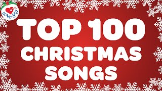 100 BEST Christmas Songs EVER Made with Lyrics [upl. by Ellehs]