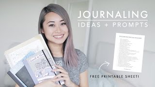 How to Journal  30 Journaling Prompts for Self Discovery [upl. by Lovell702]