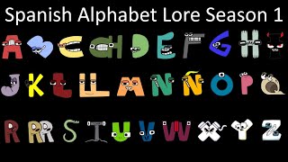 Spanish Alphabet Lore Season 1  The Fully Completed Series  NJsaurus [upl. by Alaaj]