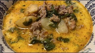 Instant Pot Sausage amp Spinach Soup Best Zuppa Toscana [upl. by Ynnek]