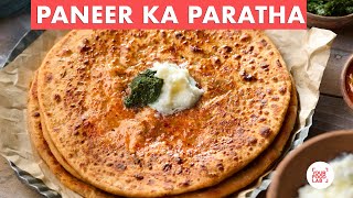 Paneer Ka Paratha Recipe  Homemade Paneer  Stuffed Paratha Recipe  Thecha  Chef Sanjyot Keer [upl. by Catherina526]