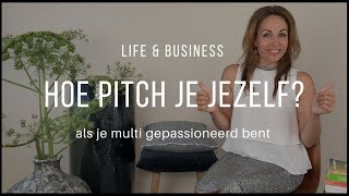 Hoe pitch je jezelf  Afl 4 Life amp Business [upl. by Nivk286]