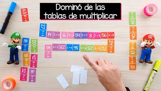 Dominó de las tablas de multiplicar  En PDF [upl. by Enyal]