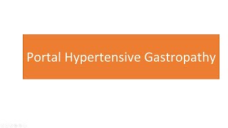 Portal Hypertensive Gastropathy [upl. by Amari836]