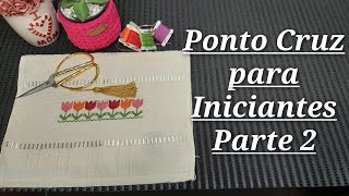 Ponto Cruz para Iniciantes  Parte 2 [upl. by Iffar]