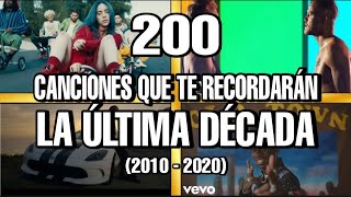 200 Mejores Canciones De La Última DECADA 20102020 [upl. by Claman]