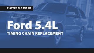 Ford 54L Timing Chain Replacement Cloyes 90391SB [upl. by Dijam727]