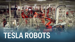 Meet Iceman and Wolverine — the 2 coolest robots in Teslas factory [upl. by Liebman]