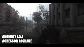 Dead City in Rain  Agressor ReShade  STALKER ANOMALY 151  HD TEXTURES [upl. by Cherise460]