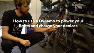 How to use a Dynamo hub to power your lights and charge your devices [upl. by Ezri467]