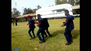 Dead body falls from casket just because of bad dancers [upl. by Marlen]