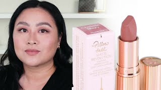 Charlotte Tilbury Pillow Talk Lipstick Review [upl. by Katrina]