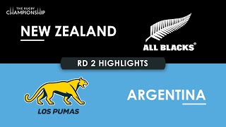 HIGHLIGHTS  NEW ZEALAND v ARGENTINA  The Rugby Championship 2024 [upl. by Assi]