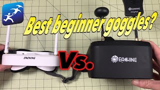 Eachine EV100 vs EV800D Which are the best beginner goggles [upl. by Noleta653]