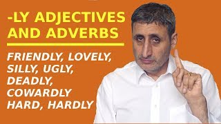 A LOVELY grammar trick to know how to use LY ADJECTIVES as adverbs [upl. by Nicolea]