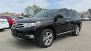 2013 Toyota Highlander Limited 4WD Start up Walkaround and Vehicle Tour [upl. by Novi]