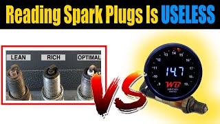 How To Read A Spark Plug Vs Using An AFR Wideband O2 Sensor Gauge  Reading Spark Plug Tuning [upl. by Kado]