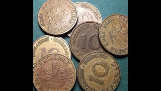 Germany 10 Pfennig Coins 1949 [upl. by Kado]