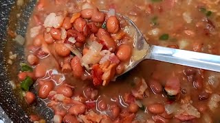 QUICK Charro Beans Recipe  Simply Mamá Cooks [upl. by Arawaj]