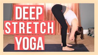 45 min Slow Flow DEEP STRETCH Yoga for Flexibility  STRETCH amp RELAX [upl. by Ocirred]