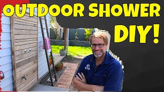 How to Build an Outdoor Shower [upl. by Jammin]