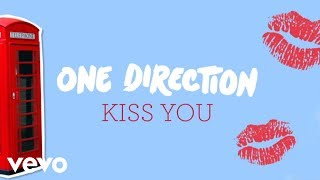 One Direction  Kiss You Lyric Video [upl. by Tlevesoor3]