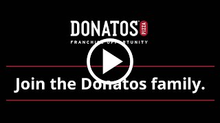 Donatos Pizza Franchise Opportunity Join the Donatos Family [upl. by Mady]