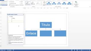 Crear mapa conceptual en Word utilizando SmartArt [upl. by Eiddam]