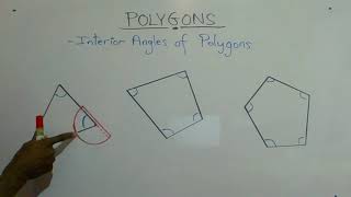 How to Use a Protractor  Measure Angles  Polygons [upl. by Akina]