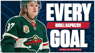 Every Kirill Kaprizov Goal From The 202021 NHL Season [upl. by Dallis]