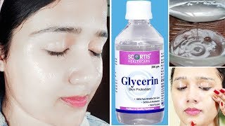 Apply Glycerin Every Week amp Get Glass Skin Forever  Winter Special Glycerin Facial [upl. by Mickie956]