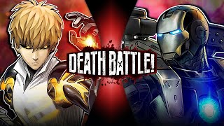 Genos VS War Machine One Punch Man VS Marvels Iron Man  DEATH BATTLE [upl. by Krebs70]