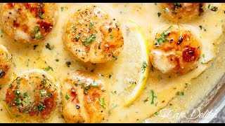 Creamy Garlic Scallops [upl. by Marlyn]