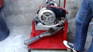 Vespa GS Racing motor whith quattrini cylinderfirst run [upl. by Gonta982]