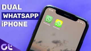 How to Run Dual WhatsApp in Single iPhone  Guiding Tech [upl. by Ailey]