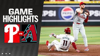 Phillies vs Dbacks Game Highlights 81024  MLB Highlights [upl. by Notnel]